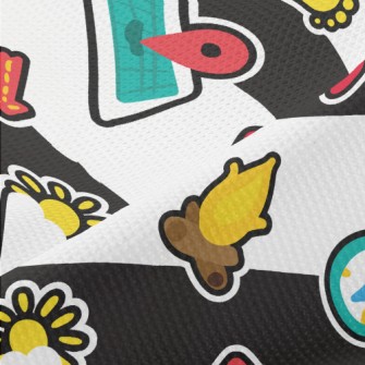 Camping Tent Map Piqué