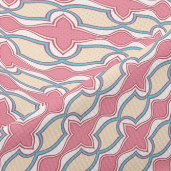 Artistic Oblique Strips Of Col Piqué