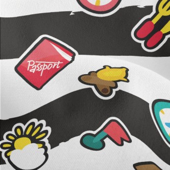 Camping Tent Map Lightweight Performance Linen