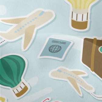 Travel Airplane Hot Air Balloo Lightweight Performance Linen