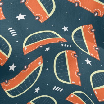 Fat Cartoon Bus Lightweight Performance Linen