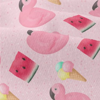Flamingo And Watermelon Ice Cr Modern Jersey