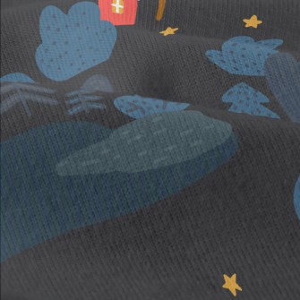 Cute Little Forest At Night Modern Jersey
