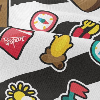 Camping Tent Map Modern Jersey