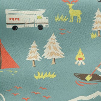 Mountain Climbing And Rowing Jersey Backed Fleece