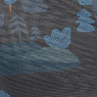 Cute Little Forest At Night Pongee
