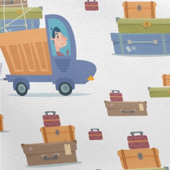 Luggage Delivery Van Pongee