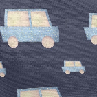 Cartoon Dot Car Pongee
