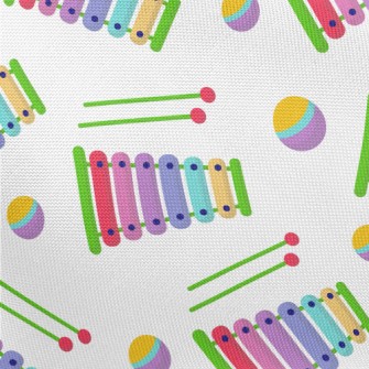 Colorful And Fun Xylophone Pongee
