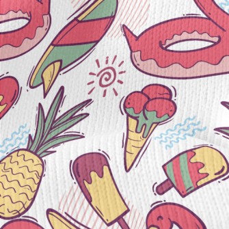 Flamingo Swimming Ring Stretch Jersey