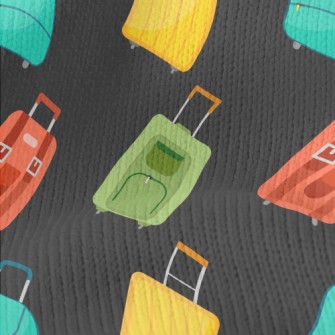 Colorful Suitcases Stretch Jersey