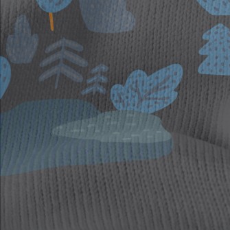 Cute Little Forest At Night Stretch Jersey