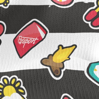 Camping Tent Map Stretch Jersey