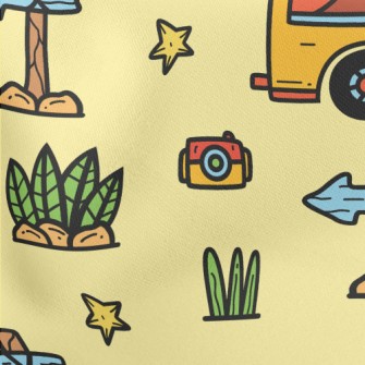 Mobile Camper Lightweight Cotton Poplin