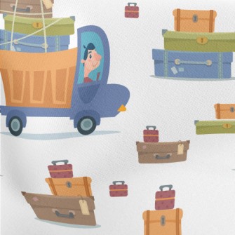 Luggage Delivery Van Lightweight Cotton Poplin