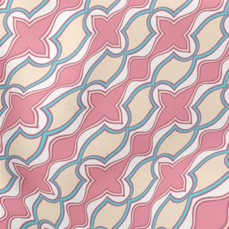 Artistic Oblique Strips Of Col Lightweight Cotton Poplin