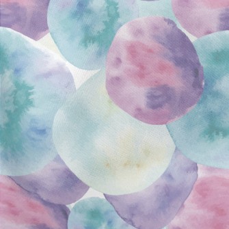 Artistic Watercolor Lightweight Cotton Poplin