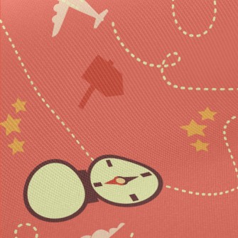 Travel By Plane Midweight Cotton Poplin