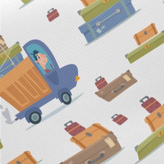 Luggage Delivery Van Midweight Cotton Poplin