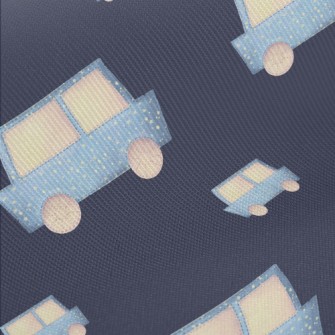 Cartoon Dot Car Midweight Cotton Poplin