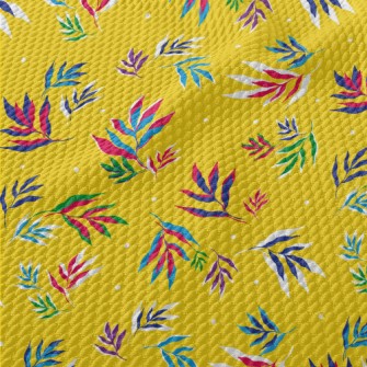 Exotic Leaves Birdseye Piqué