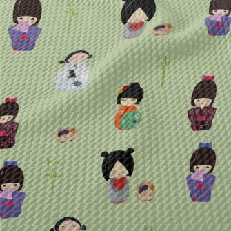 Classic Japanese Doll Birdseye Piqué