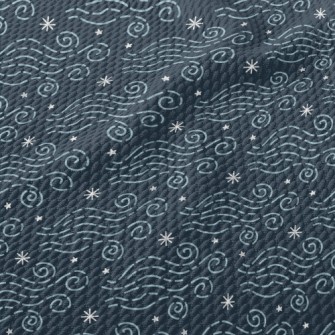 The Wind In The Night Sky Birdseye Piqué