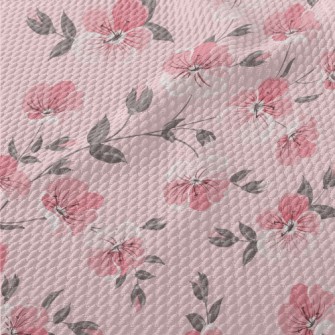 Noble Gradient Flowers Birdseye Piqué