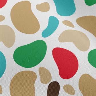 Large And Small Color Blocks Chiffon