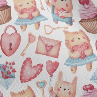 Blushing Cat Celebrates Valent Chiffon