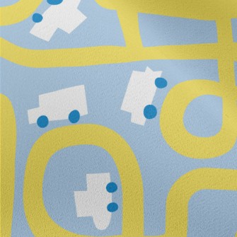 Winding Road Car Chiffon