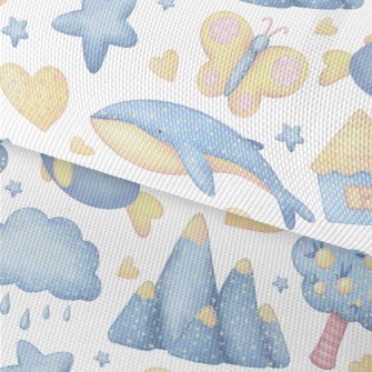 Gentle Whale Fish Waterproof Oxford