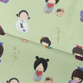 Classic Japanese Doll Waterproof Oxford