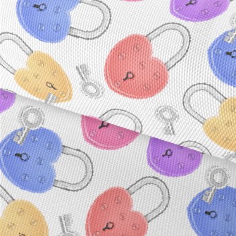 Love Lock Key Waterproof Oxford