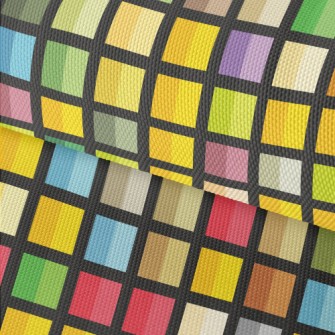 Colorful Geometric Mosaic Waterproof Oxford