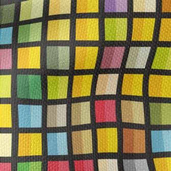 Colorful Geometric Mosaic Waterproof Canvas