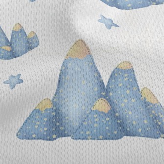Watercolor Three-dimensional H Athletic Mesh Flat Back