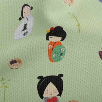 Classic Japanese Doll Athletic Mesh Flat Back