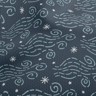 The Wind In The Night Sky Athletic Mesh Flat Back