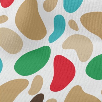 Large And Small Color Blocks Terry