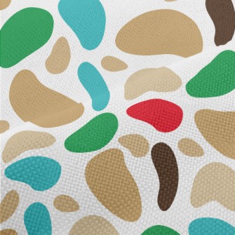 Large And Small Color Blocks Performance Linen