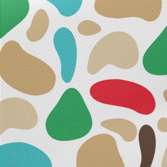 Large And Small Color Blocks Twill