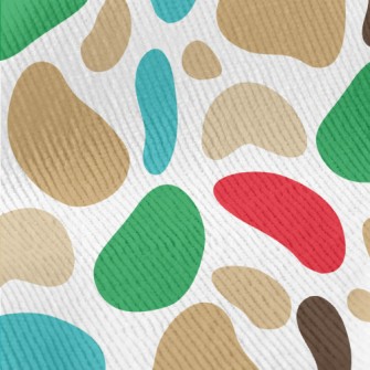 Large And Small Color Blocks Standard Corduroy