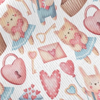 Blushing Cat Celebrates Valent Standard Corduroy