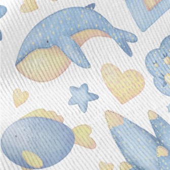 Gentle Whale Fish Standard Corduroy