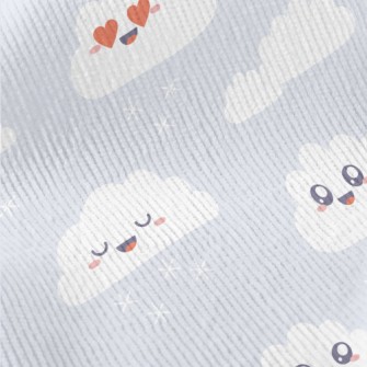 Gray Clouds With Changing Expr Standard Corduroy