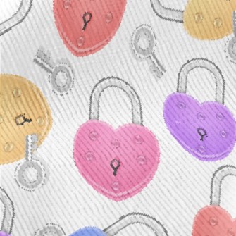 Love Lock Key Standard Corduroy