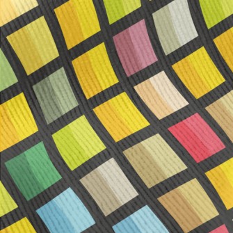 Colorful Geometric Mosaic Standard Corduroy