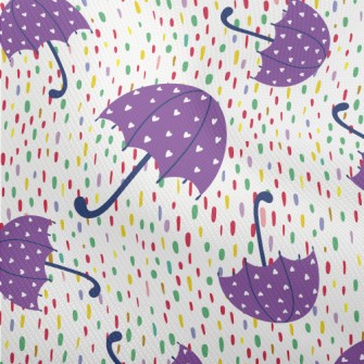 Love Heart Decorated Umbrella Dobby