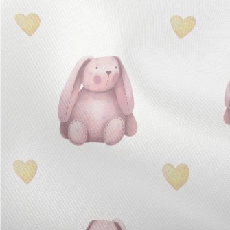 Cute Sitting Pink Rabbit Dobby